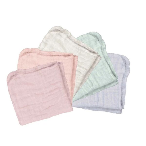 green sprouts 5 piece organic cotton muslin cloths rose set front 239599.jpeg