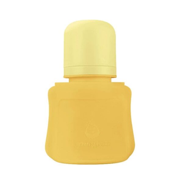 green sprouts silicone and sprout ware food pocket 5oz yellow front 239593.jpeg