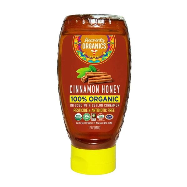 heavenly organics cinnamon honey 12oz squeeze front 241027.jpg