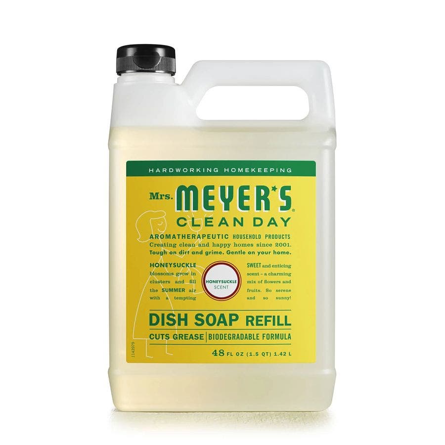 mrs meyers honeysuckle liquid dish soap refill 48floz front 240750 1.jpg