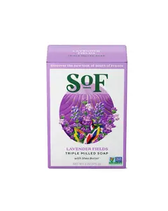 south of france lavender fields bar soap front 233343