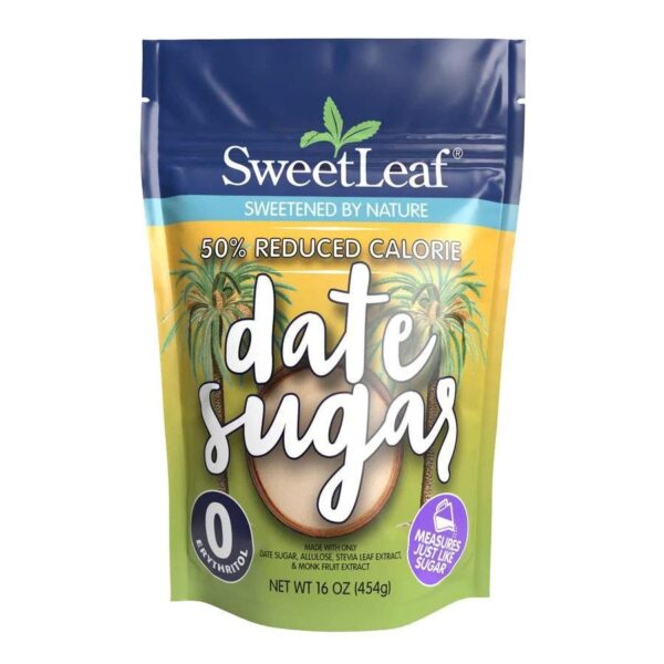 sweetleaf reduced calorie date sugar 16oz front 240301 1.jpg