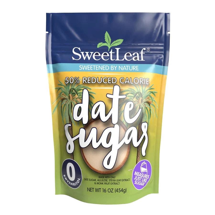 sweetleaf reduced calorie date sugar 16oz front 240301 1.jpg
