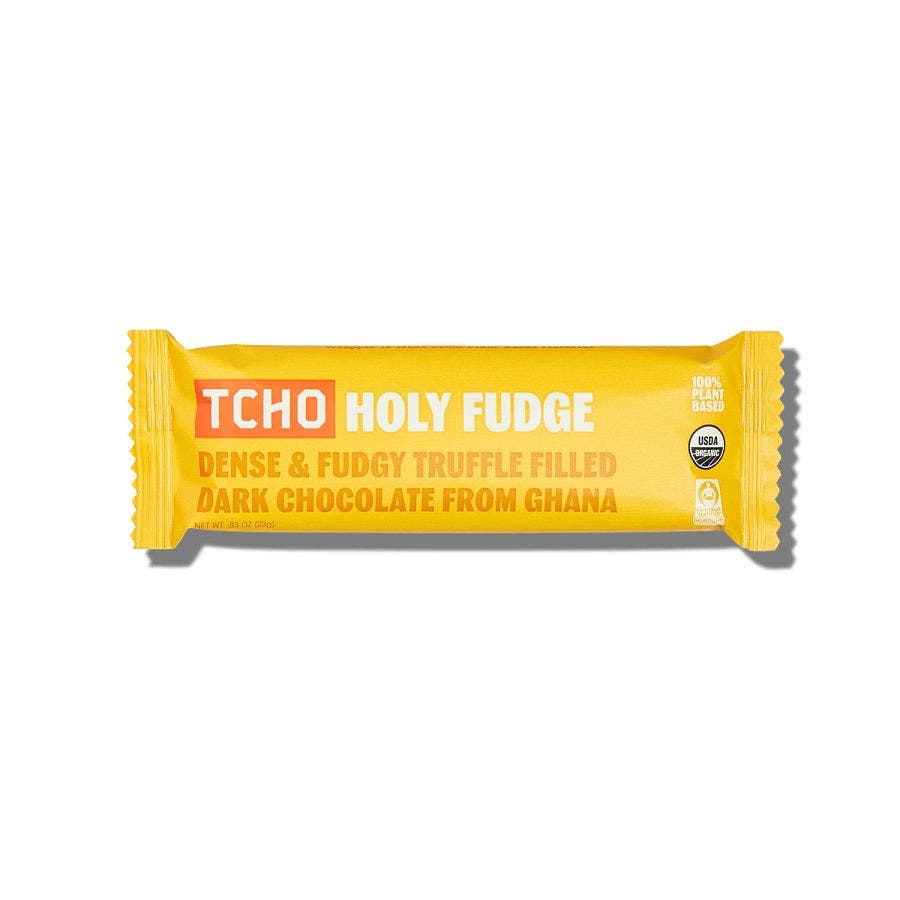 tcho chocolate holy fudge chocolate bar 0 83oz front 240910.jpg