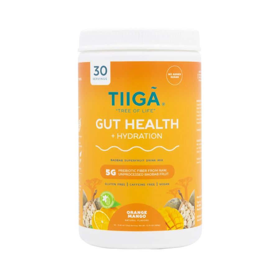 tiiga gut health hydration orange mango 30 tub front 240572.jpg