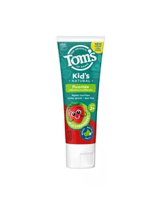 toms of maine silly strawberry paste 237054 front 1