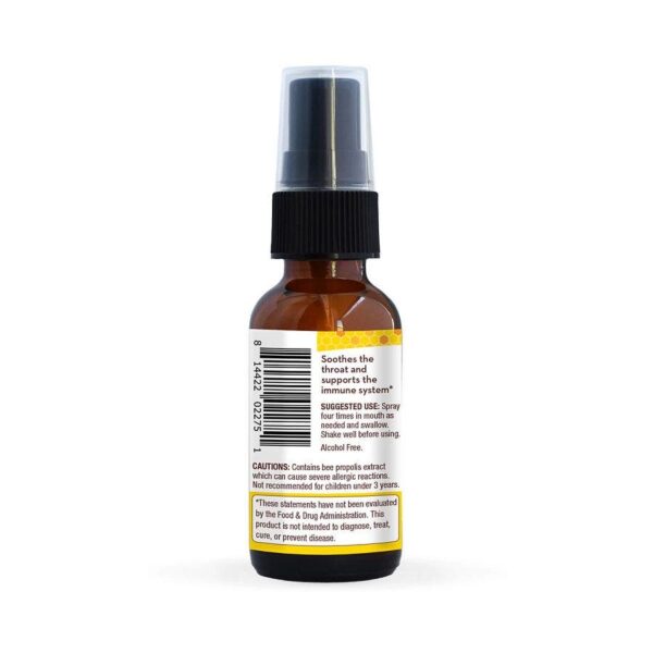 wedderspoon lemon & ginger propolis & manuka honey throat spray 1 fl. oz.
