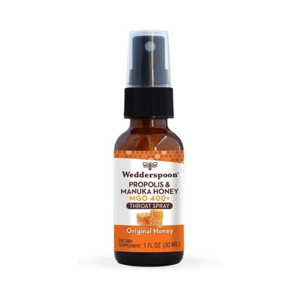 wedderspoon original propolis honey throat spray 1floz front bottle 240494.jpg