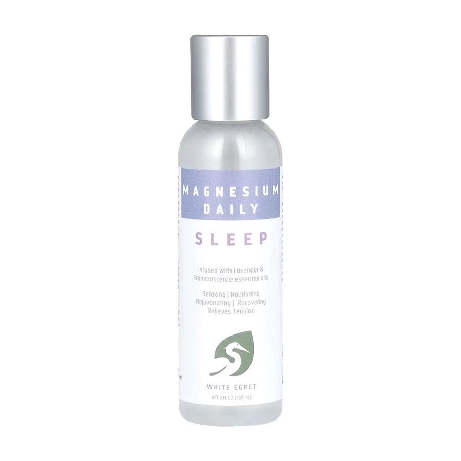 white egret magnesium daily sleep spray 2floz front 241047.jpg