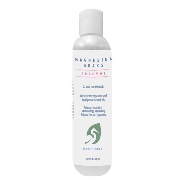 white egret recovery magnesium soak 8floz front 241138.jpg
