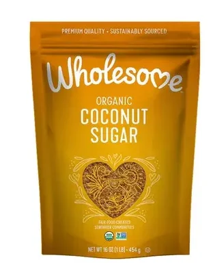 wholesome sweeteners organic coconut palm sugar 16oz front 232717 e1723497394208.webp