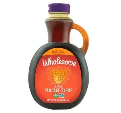 wholesome sweeteners organic pancake syrup 20floz front 232719 e1723498260108.webp