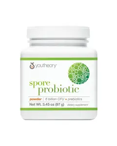 youtheory spore probiotic powder advanced 233375 front