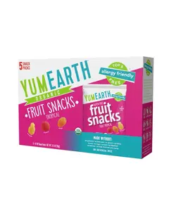 yumearth organic tropical fruit snacks 62oz packs front 227805 1