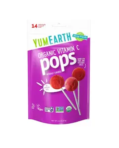 yumearth vitamin c organic lollipops 3oz front 221262 1