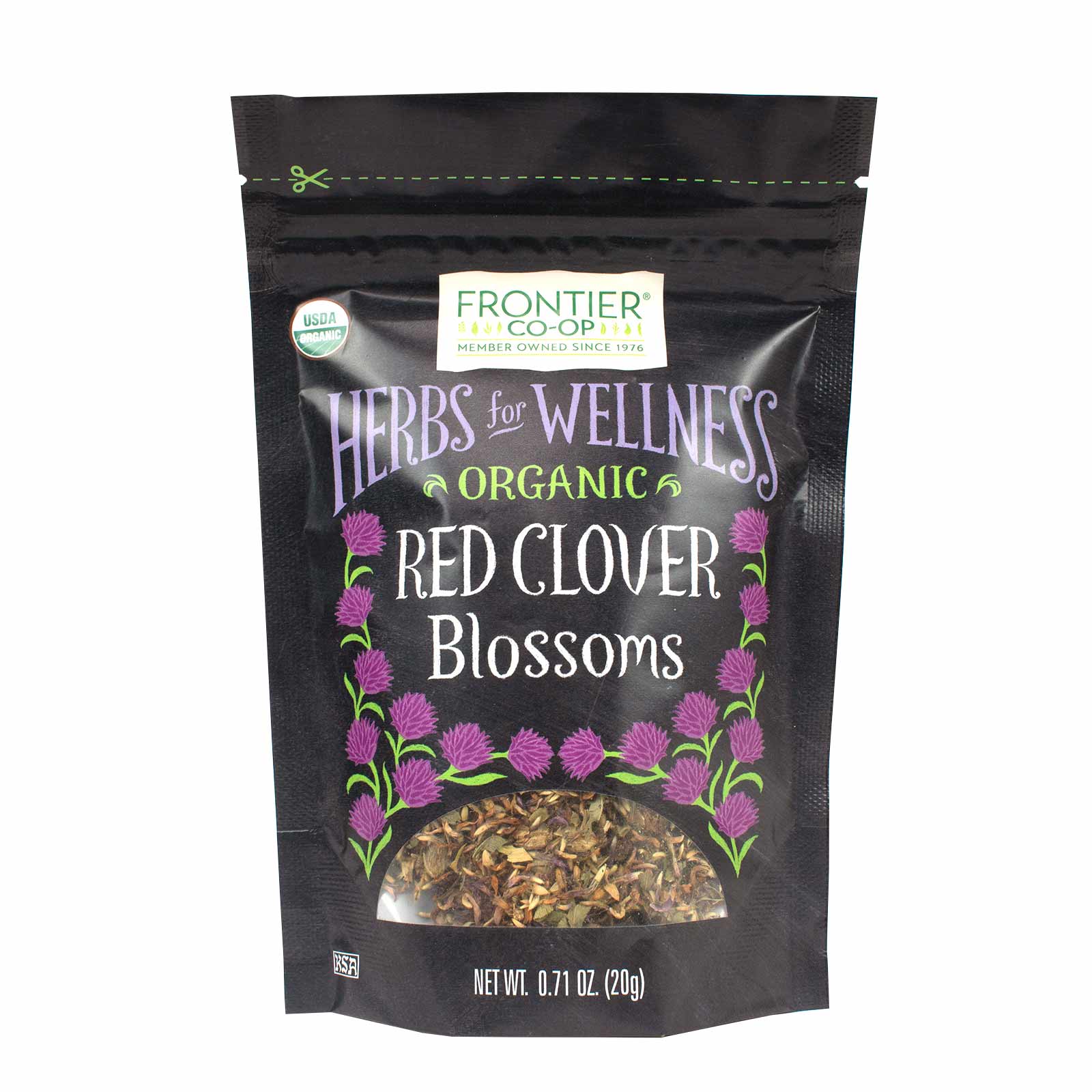 frontier co op bulk standup bag organic red clover 31120 front.jpg