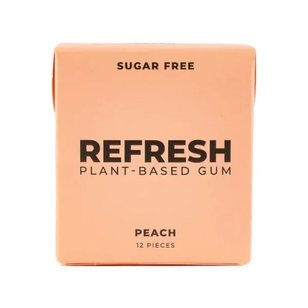 refresh gum peach gum 12pieces front 240560.webp
