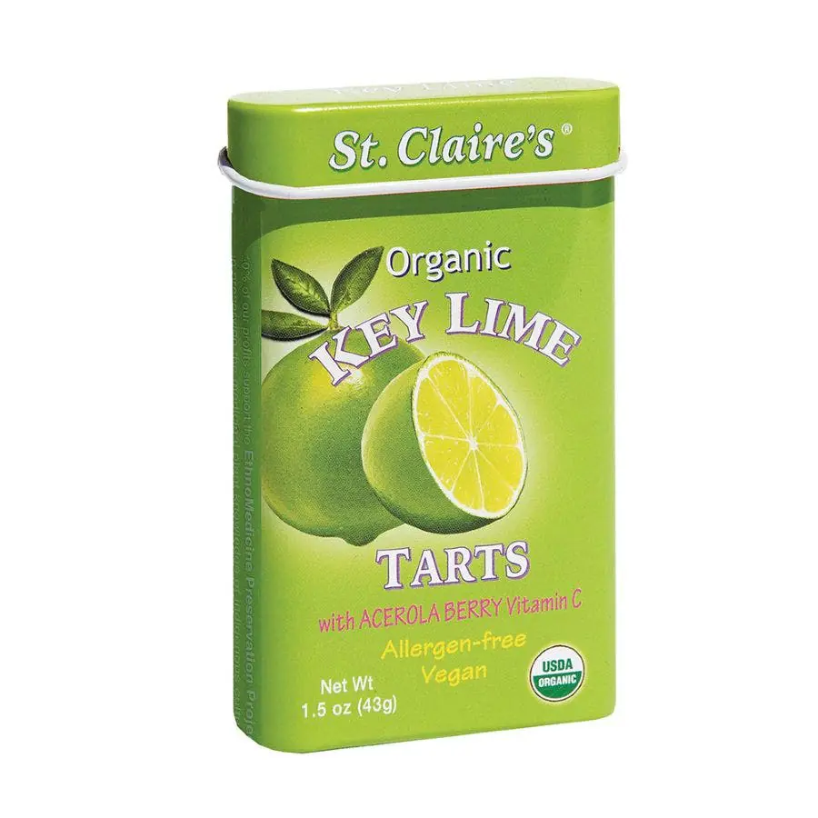 st claires organics key lime fruit tarts 1.5oz tin front 240595.webp
