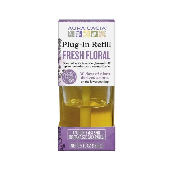 Aura Cacia Fresh Floral Plug-In Refill 0.5 Fl. Oz.