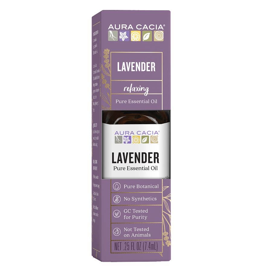 Aura Cacia Lavender Essential Oil, Boxed 0.25 Fl. Oz.