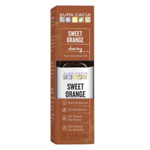 Aura Cacia Sweet Orange Essential Oil, Boxed 0.25 Fl. Oz.
