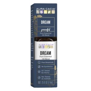 Aura Cacia Dream Essential Oil Blend, Boxed 0.25 Fl. Oz.