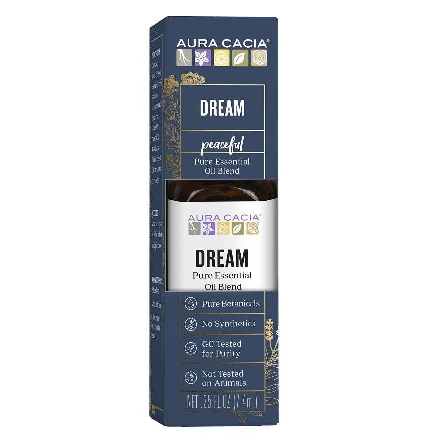 Aura Cacia Dream Essential Oil Blend, Boxed 0.25 Fl. Oz.