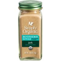 Simply Organic Jerk Rotisserie Style Seasoning 2.65 oz.