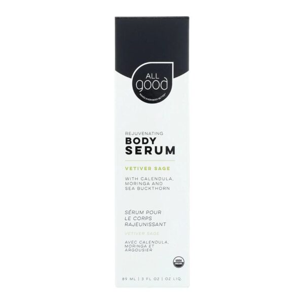 All Good Vetiver Sage Body Serum 3 fl. oz.