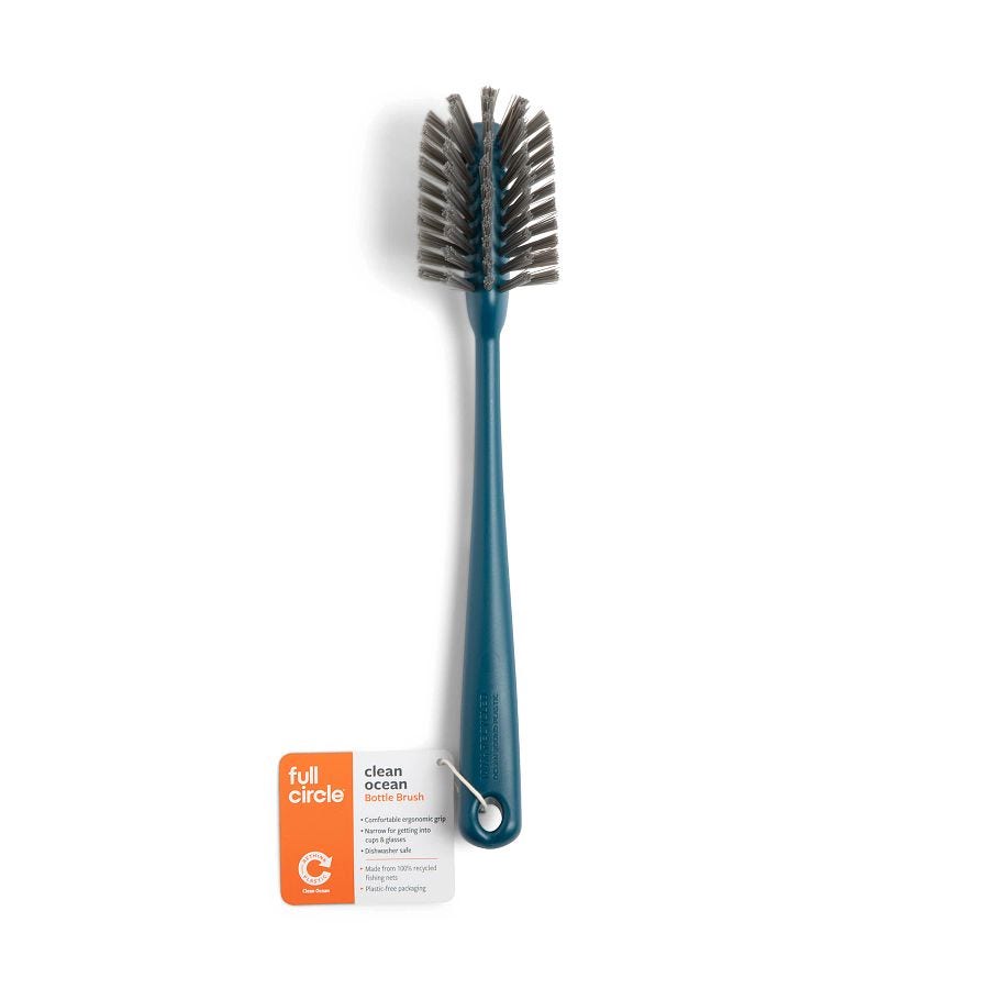 Full Circle Teal Clean Ocean Bottle Brush