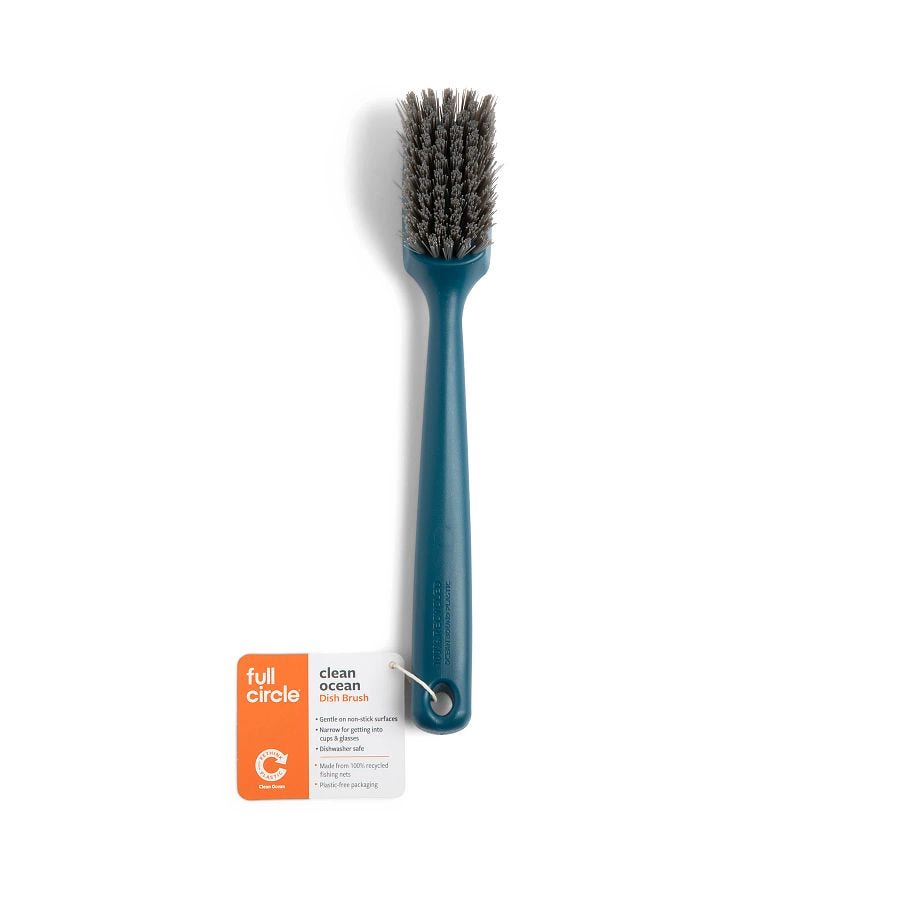 Full Circle Teal Clean Ocean Dish Brush