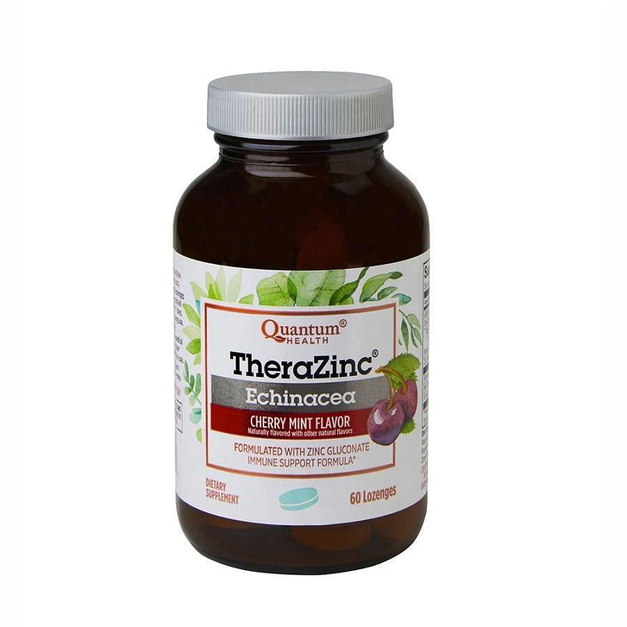Quantum Health Echinacea Chery Mint Lozenges 60 count