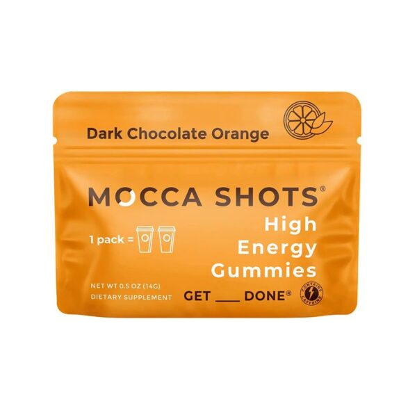 Seattle Gummy Company Dark Chocolate Orange Mocca Shots Gummies 2 count