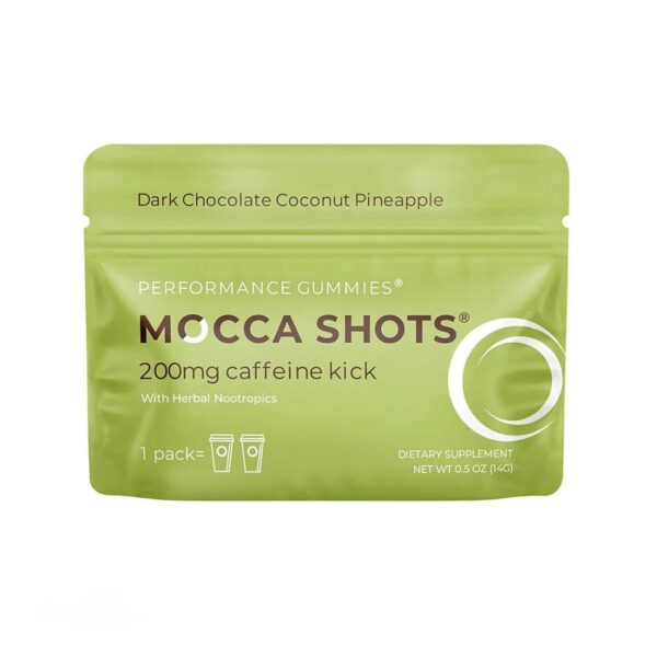 Seattle Gummy Company Dark Chocolate Coconut Pineapple Mocca Shots 2 count
