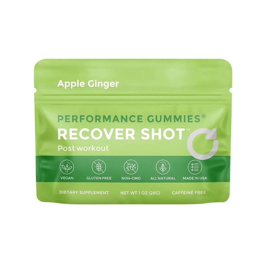 Seattle Gummy Company Recover Apple Ginger Post-Workout Gummies 4 count