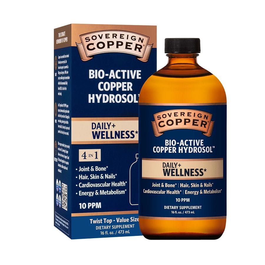 Sovereign Silver Bio-Active Copper Hydrosol 16 fl. oz.