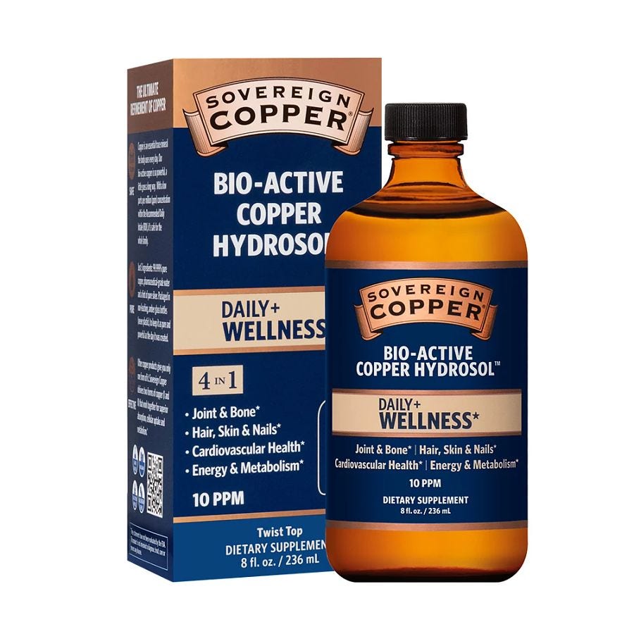 Sovereign Silver Bio-Active Copper Hydrosol 8 fl. oz.