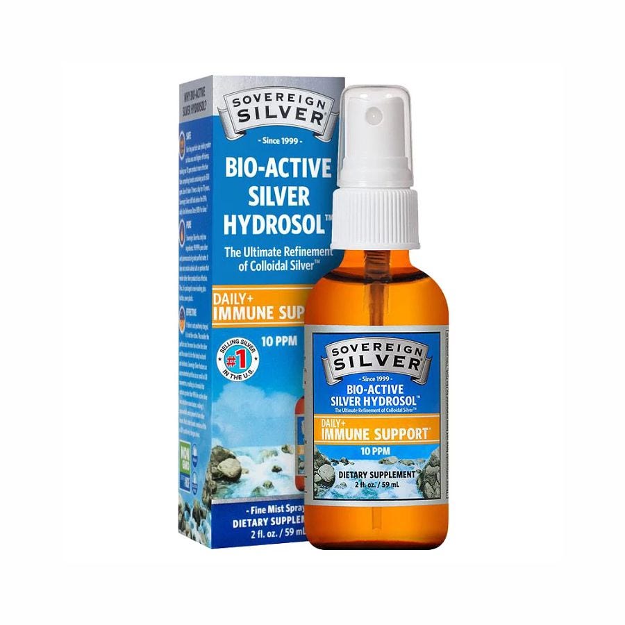 Sovereign Silver Bio-Active Silver Hydrosol Immune Support Fine Mist Spray 1 fl. oz.