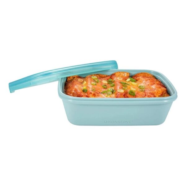 U-Konserve Silicone Rectangle Seafoam BounceBox 48 oz.