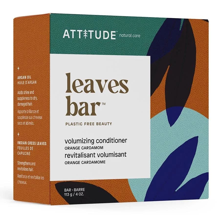 Attitude Leaves Bar Orange Cardamom Volume Conditioner 4 oz.