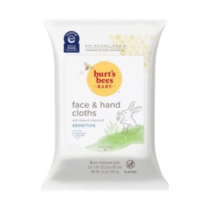 Burt's Bees Sensitive Baby Face & Hand Cloths 30 count