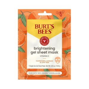 Burt's Bees Brightening Biocellulose Gel Face Mask 0.35 oz.