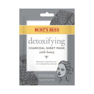 Burt's Bees Detoxifying Charcoal Sheet Mask with Honey 0.33 oz.