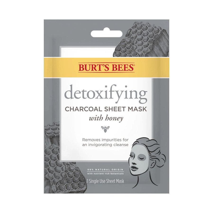 Burt's Bees Detoxifying Charcoal Sheet Mask with Honey 0.33 oz.