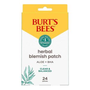 Burt's Bees Clear & Balanced Herbal Blemish Patches 24 count