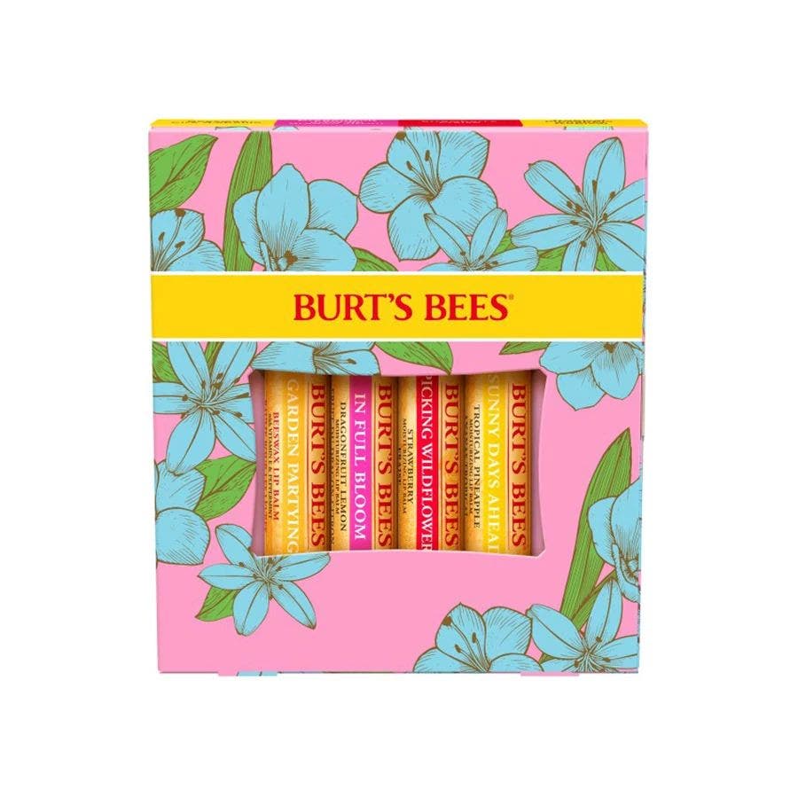 Burt's Bees In Full Bloom Lip Balms 4 (0.15 oz.) tubes in blister box
