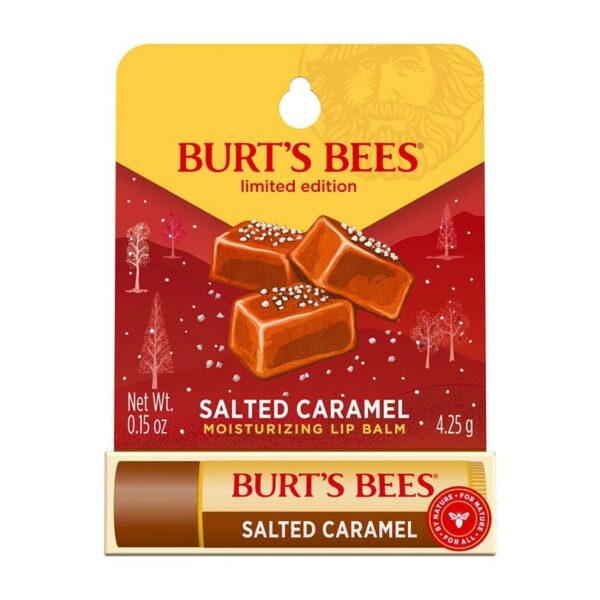 Burt's Bees Holiday Salted Caramel Lip Balm 0.15 oz. blister box