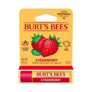 Burt's Bees Strawberry Lip Balm 0.15 oz. blister box