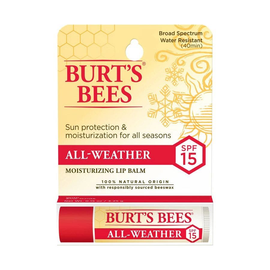 Burt's Bees All Weather Lip Balm SPF 15 0.15 oz. blister box