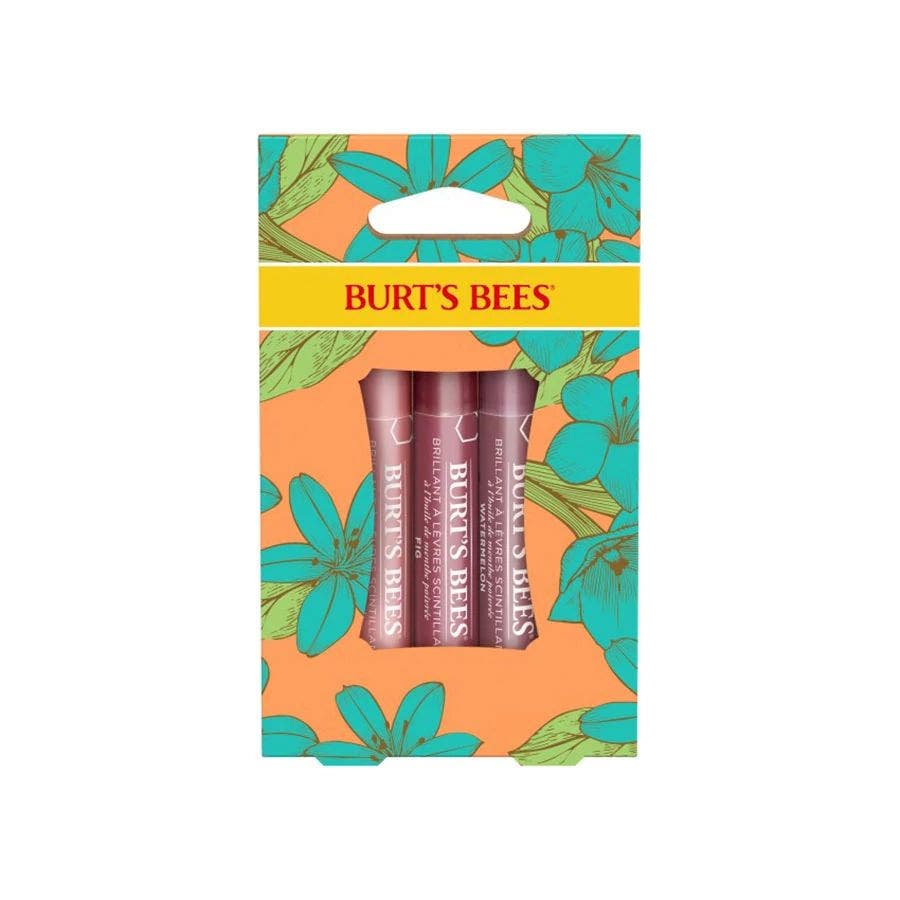 Burt's Bees Petal Kisses Lip Balm Shimmers 3-pack